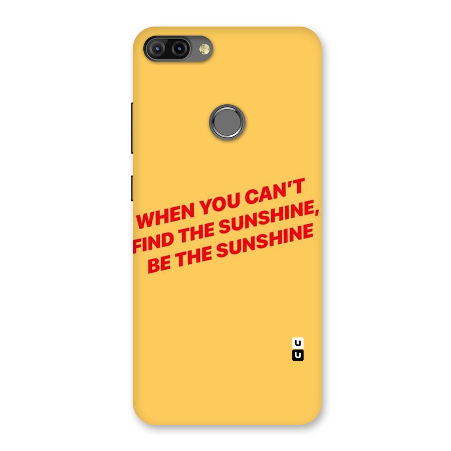Be The Sunshine Back Case for Infinix Hot 6 Pro