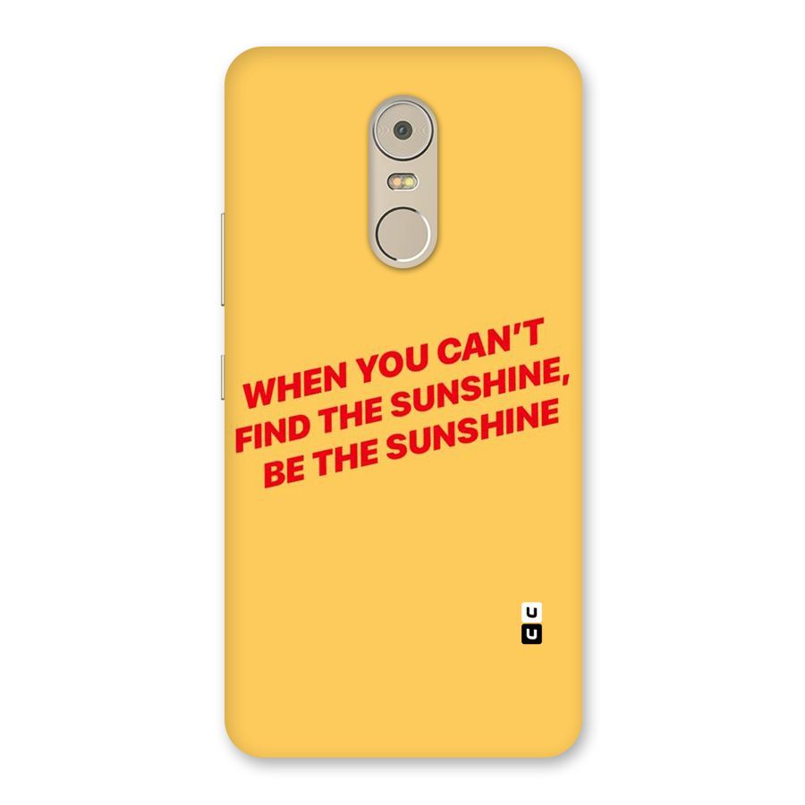 Be The Sunshine Back Case for Lenovo K6 Note