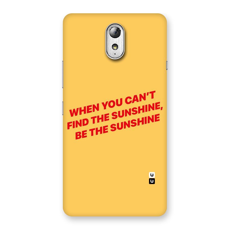 Be The Sunshine Back Case for Lenovo Vibe P1M