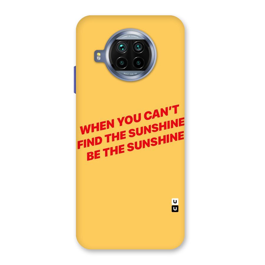 Be The Sunshine Back Case for Mi 10i