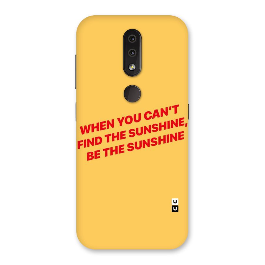 Be The Sunshine Back Case for Nokia 4.2