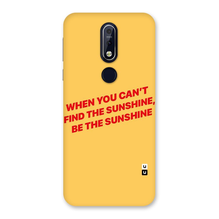 Be The Sunshine Back Case for Nokia 7.1