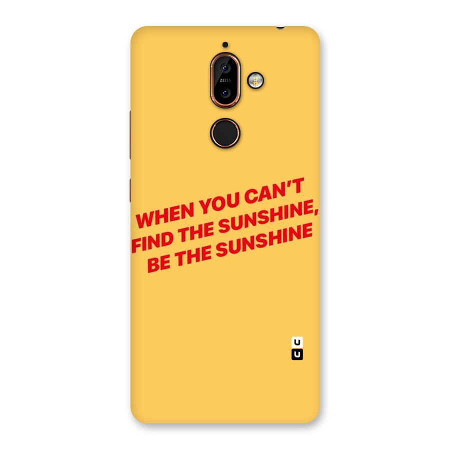 Be The Sunshine Back Case for Nokia 7 Plus