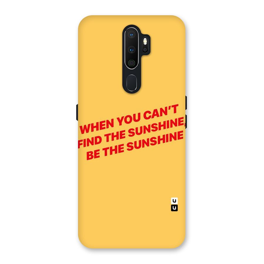 Be The Sunshine Back Case for Oppo A5 (2020)