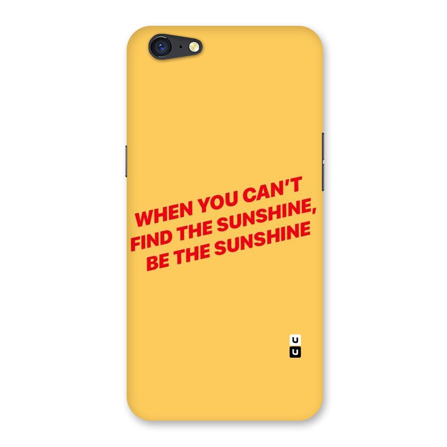 Be The Sunshine Back Case for Oppo A71