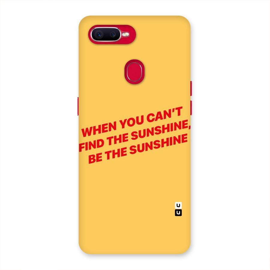 Be The Sunshine Back Case for Oppo F9 Pro