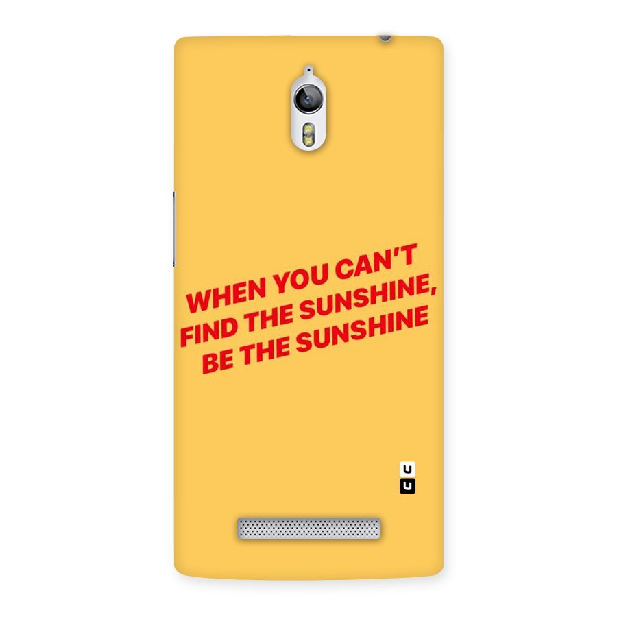 Be The Sunshine Back Case for Oppo Find 7