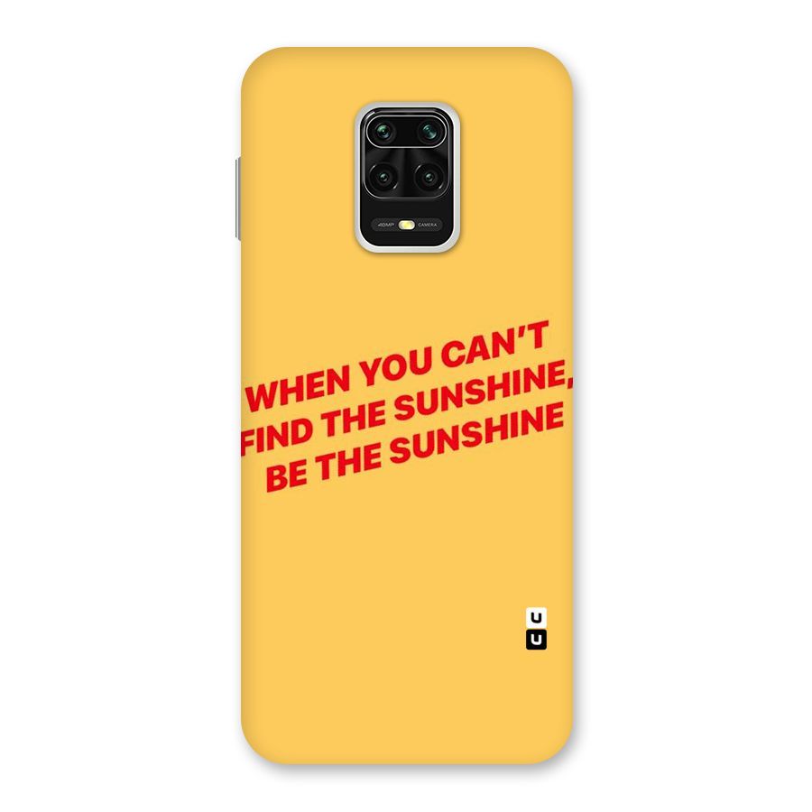 Be The Sunshine Back Case for Poco M2 Pro