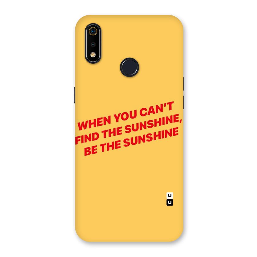 Be The Sunshine Back Case for Realme 3i