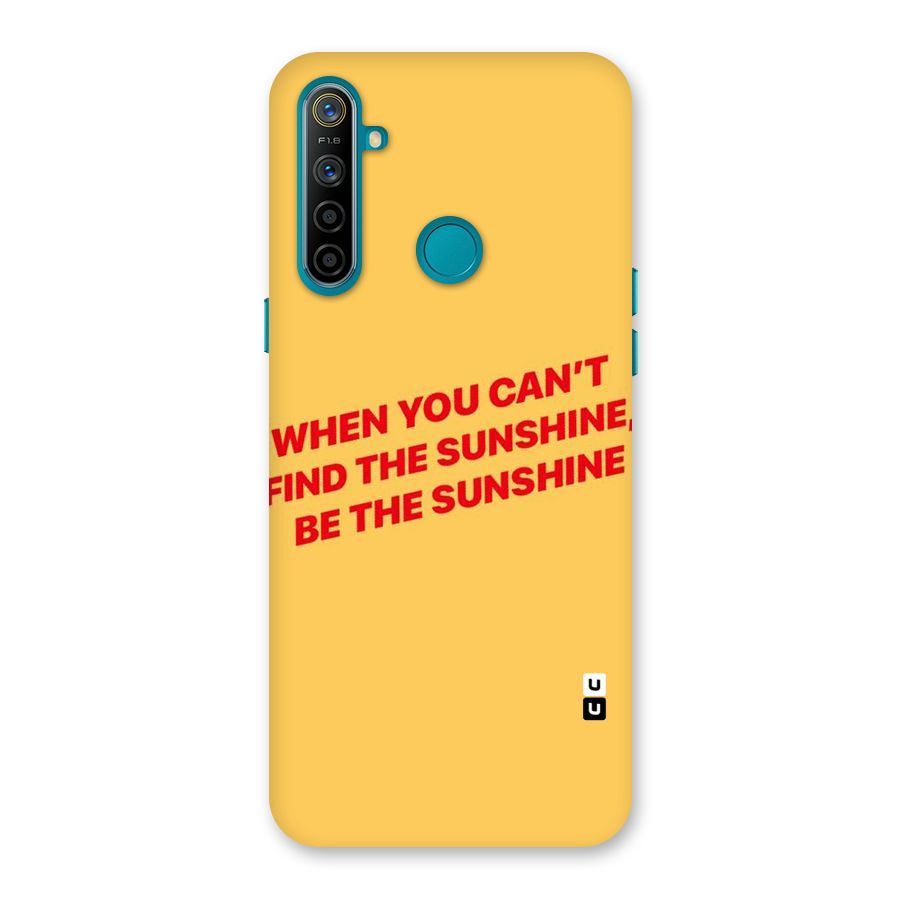 Be The Sunshine Back Case for Realme 5i