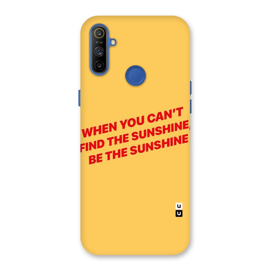 Be The Sunshine Back Case for Realme Narzo 10A