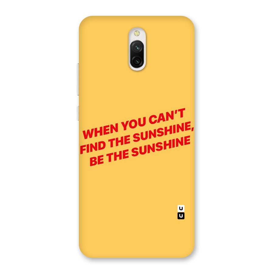 Be The Sunshine Back Case for Redmi 8A Dual