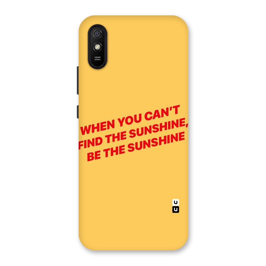 Be The Sunshine Back Case for Redmi 9A