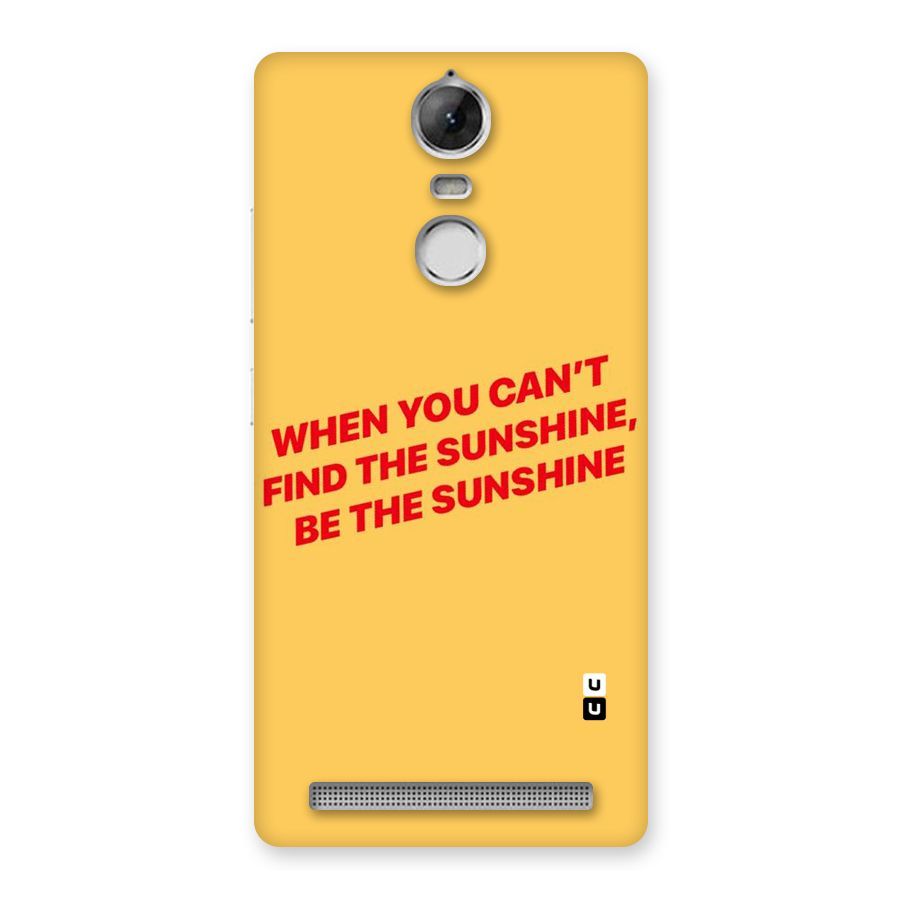 Be The Sunshine Back Case for Vibe K5 Note