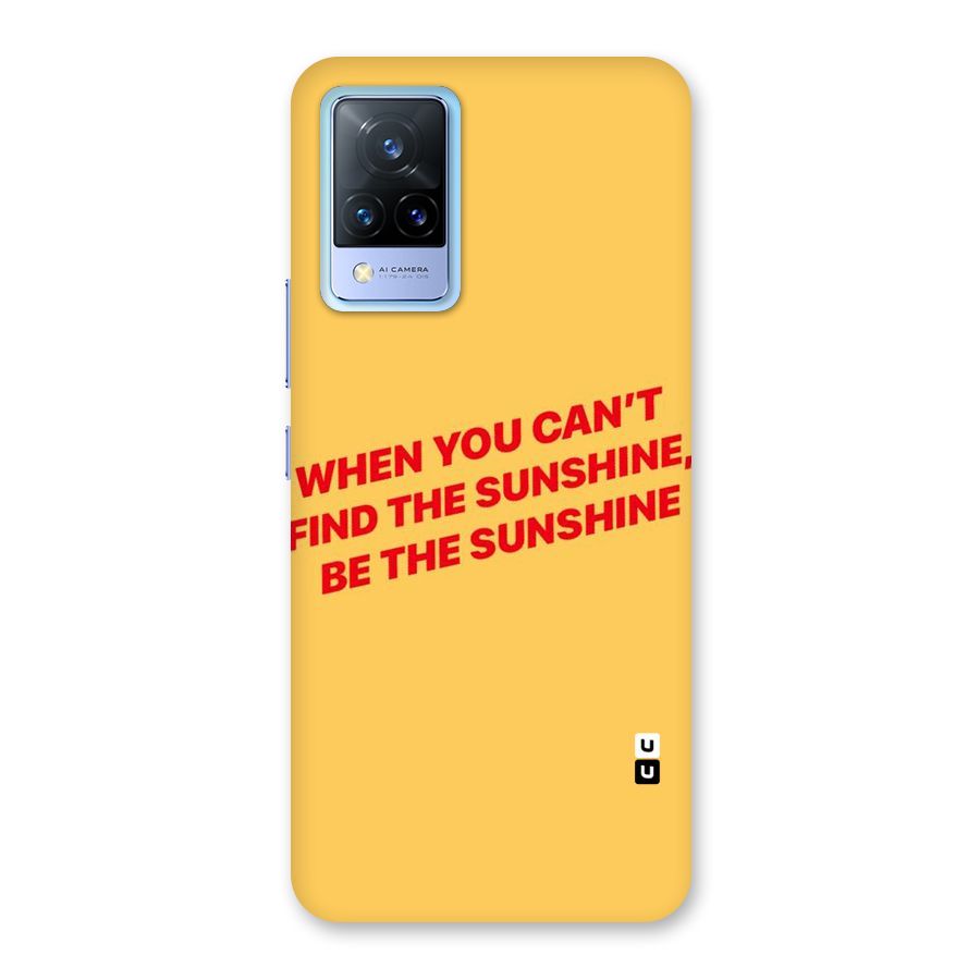 Be The Sunshine Back Case for Vivo V21 5G