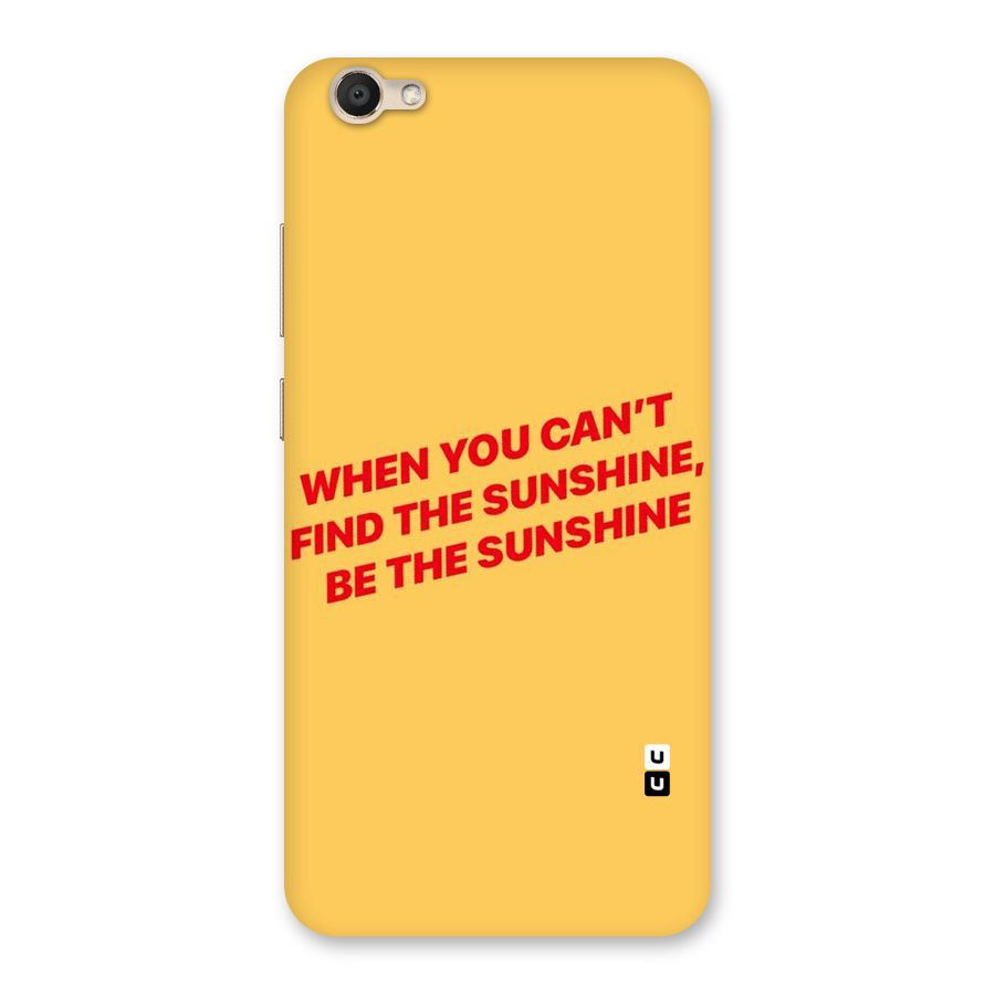 Be The Sunshine Back Case for Vivo V5