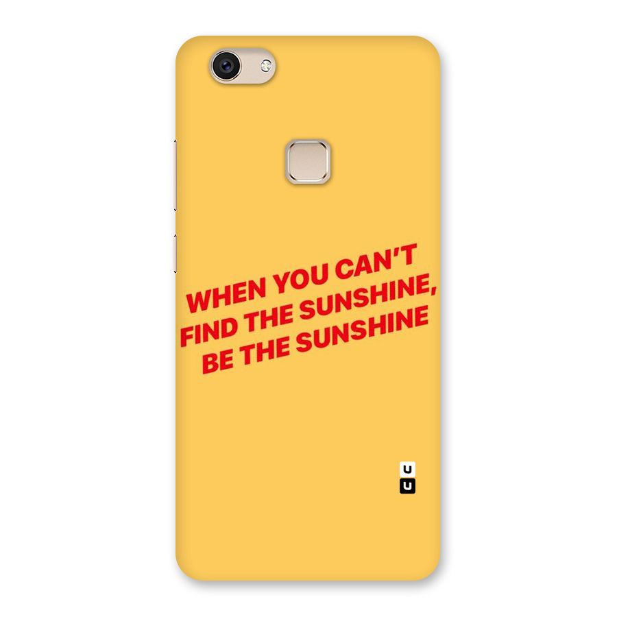 Be The Sunshine Back Case for Vivo V7