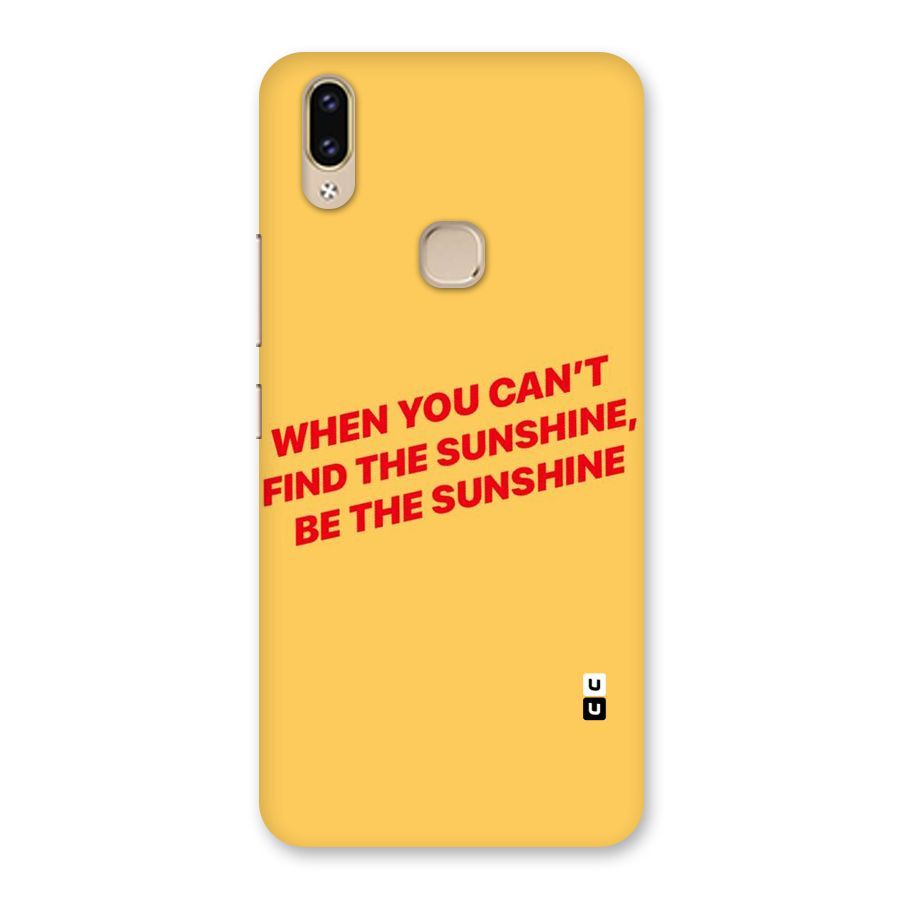 Be The Sunshine Back Case for Vivo V9 Youth