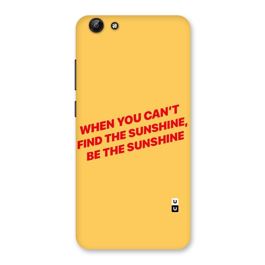 Be The Sunshine Back Case for Vivo Y69