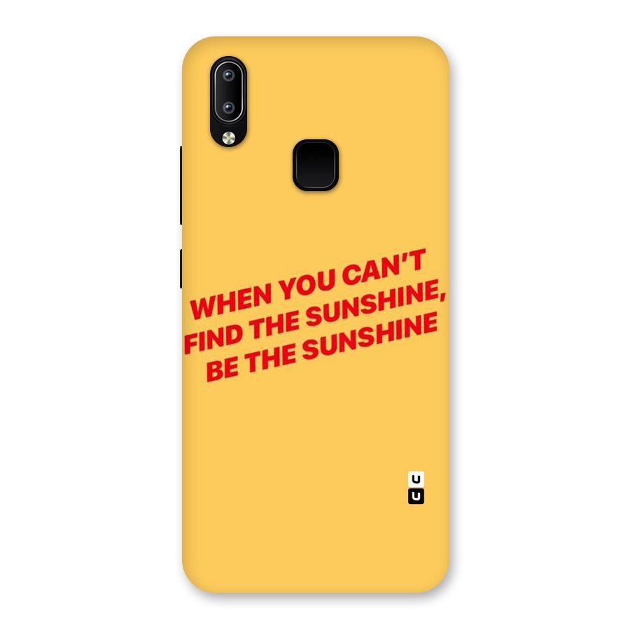 Be The Sunshine Back Case for Vivo Y93