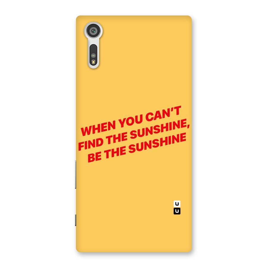 Be The Sunshine Back Case for Xperia XZ