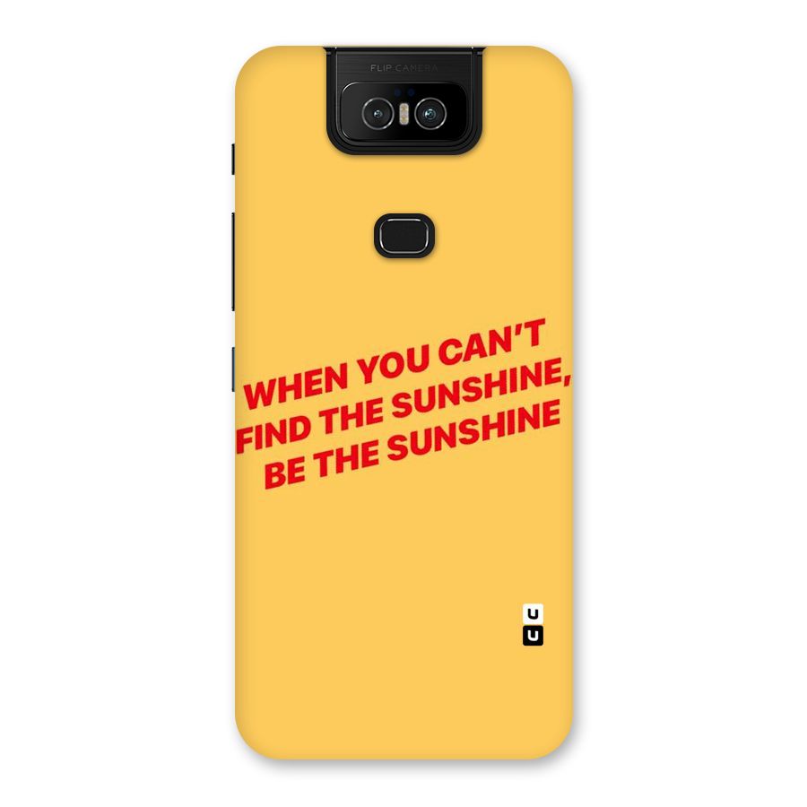 Be The Sunshine Back Case for Zenfone 6z