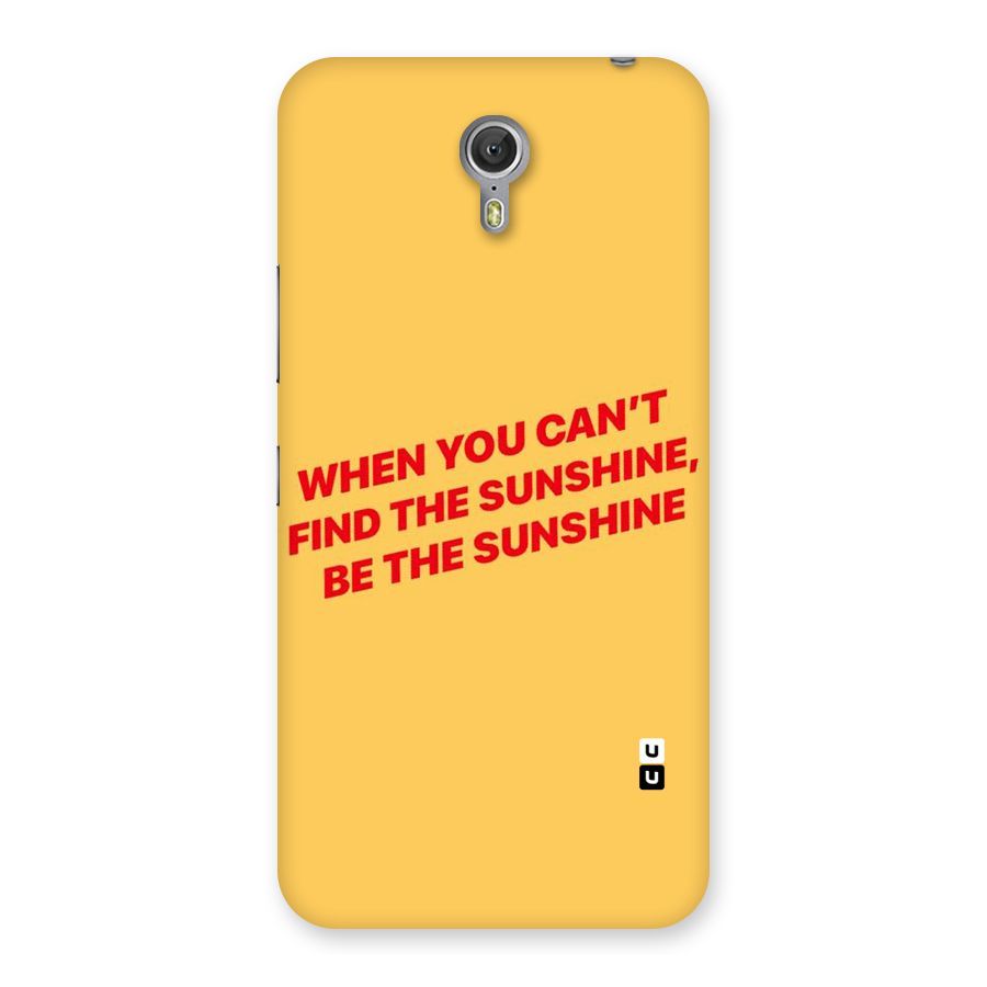 Be The Sunshine Back Case for Zuk Z1