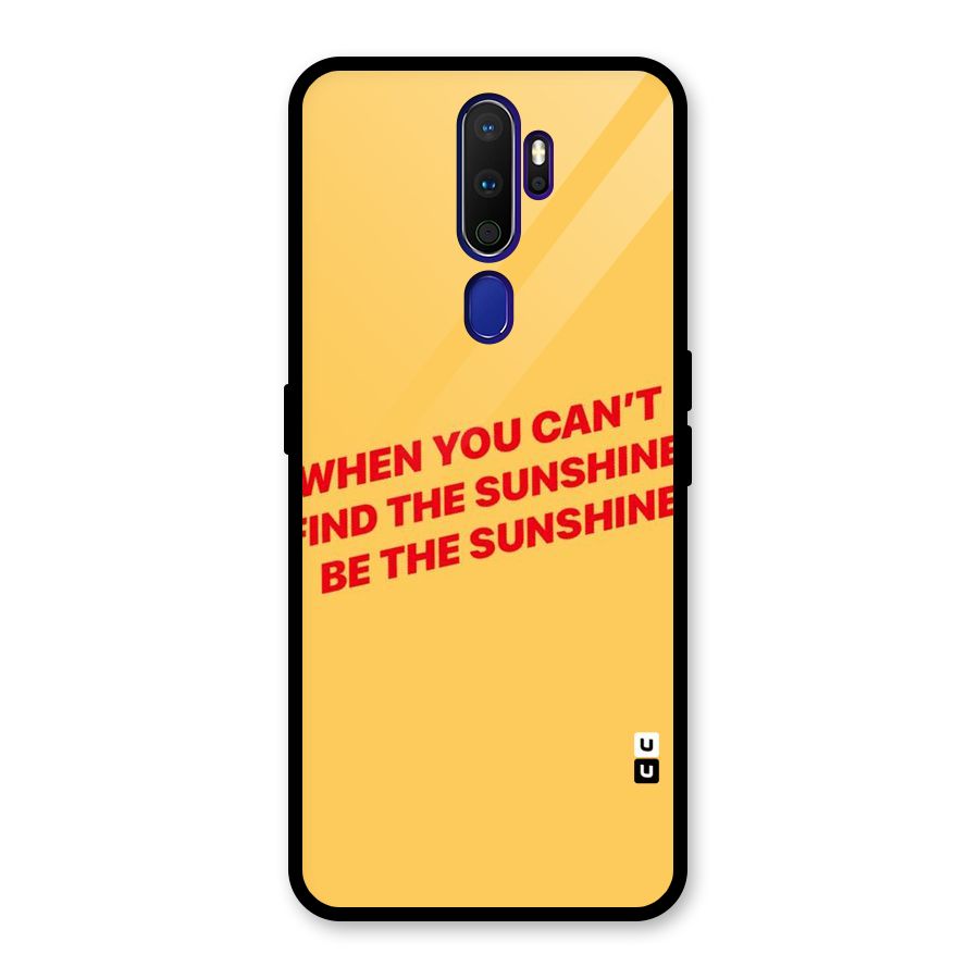 Be The Sunshine Glass Back Case for Oppo A9 (2020)
