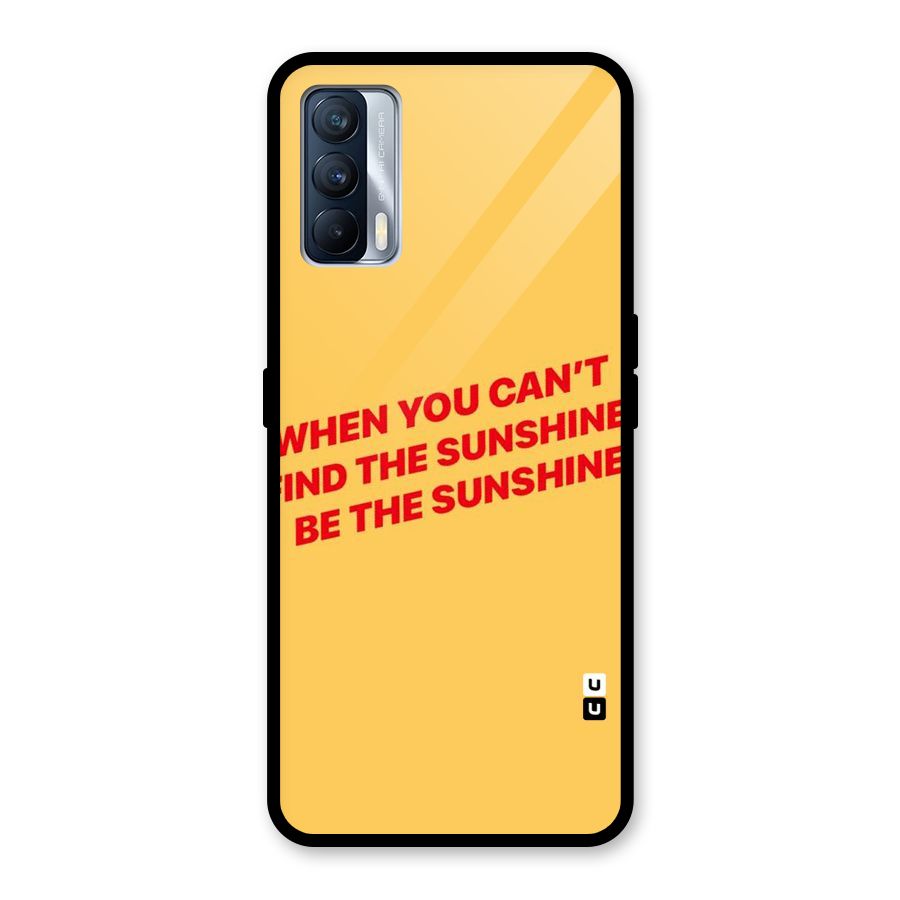 Be The Sunshine Glass Back Case for Realme X7