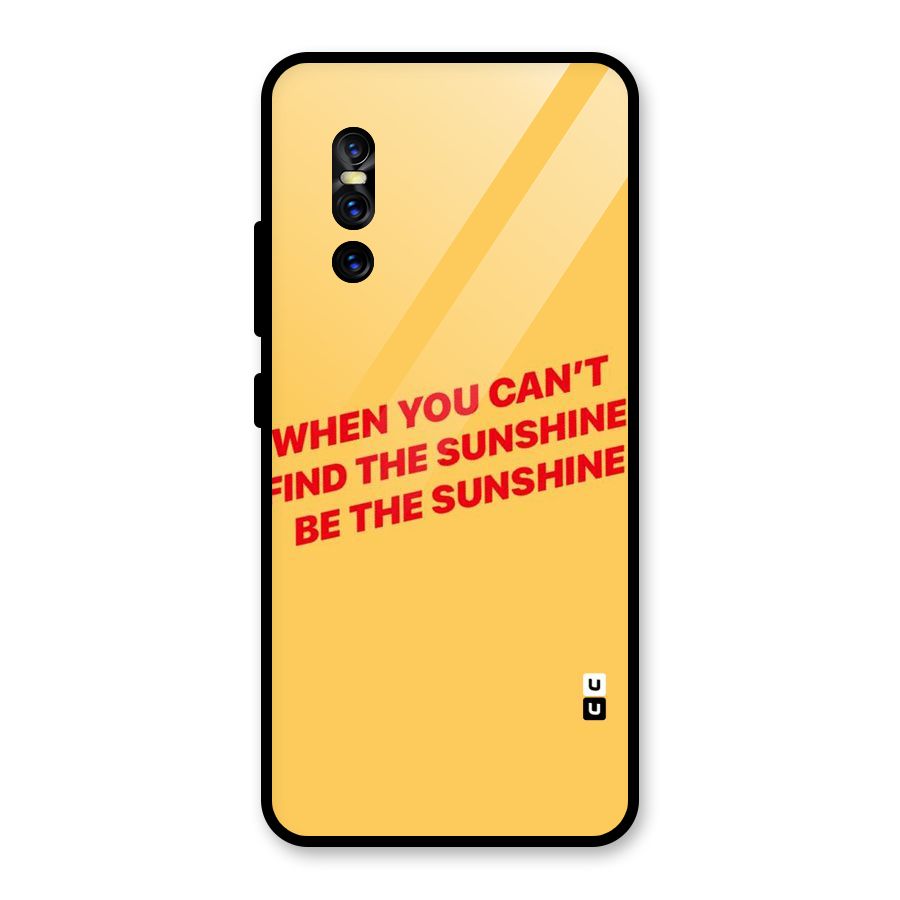 Be The Sunshine Glass Back Case for Vivo V15 Pro