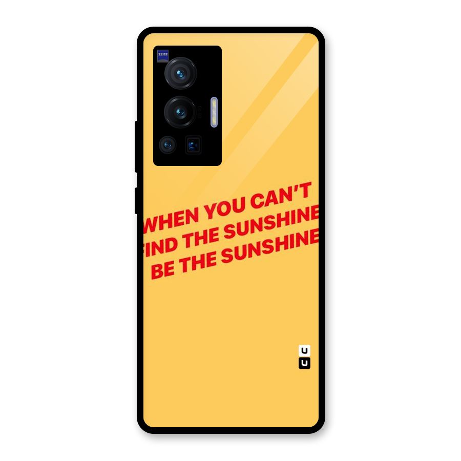 Be The Sunshine Glass Back Case for Vivo X70 Pro