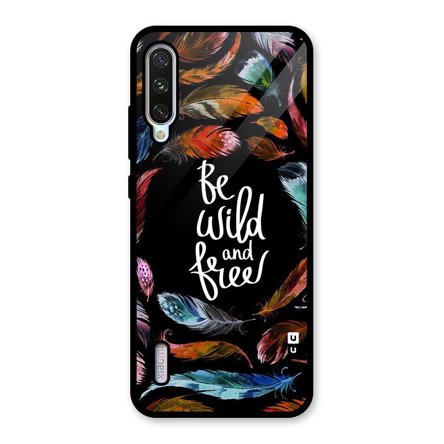 Be Wild and Free Glass Back Case for Mi A3