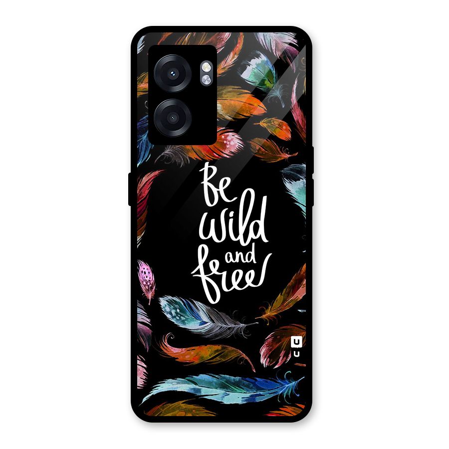 Be Wild and Free Glass Back Case for Realme Narzo 50 5G