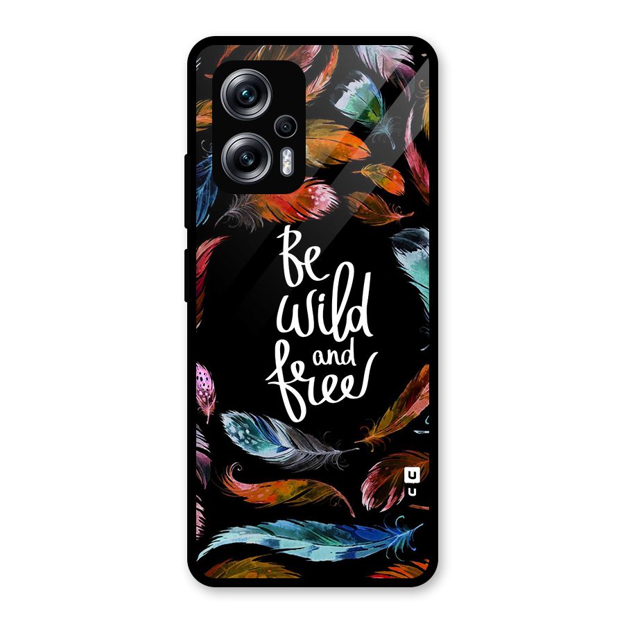 Be Wild and Free Glass Back Case for Redmi K50i