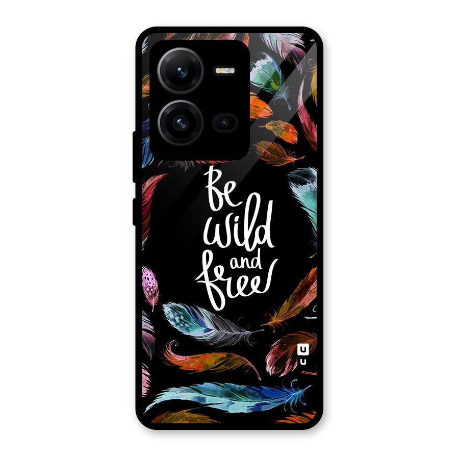Be Wild and Free Glass Back Case for Vivo V25