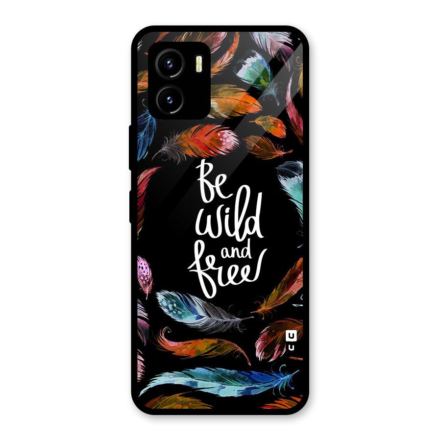 Be Wild and Free Glass Back Case for Vivo Y15s