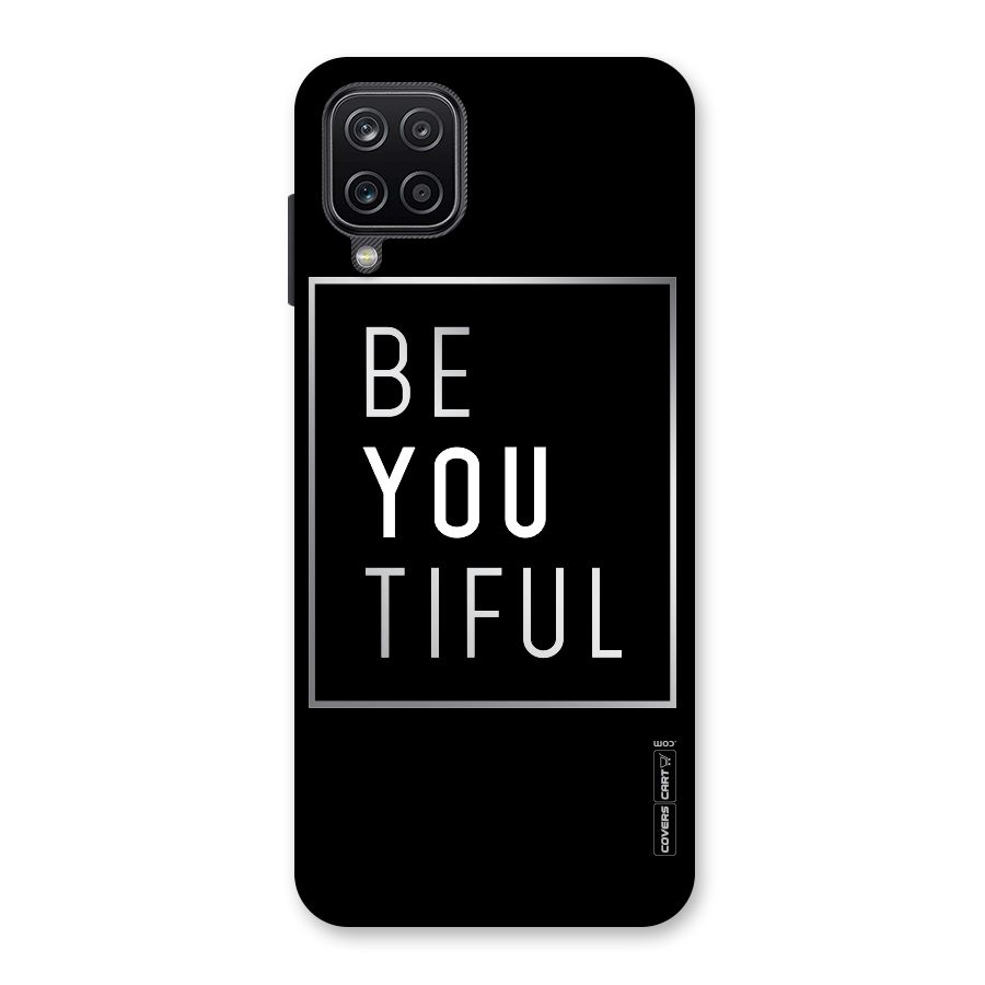 Be You Beautiful Back Case for Galaxy A12