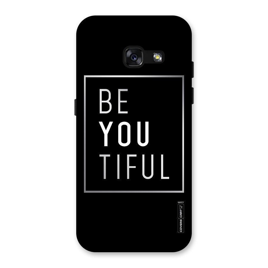 Be You Beautiful Back Case for Galaxy A3 (2017)
