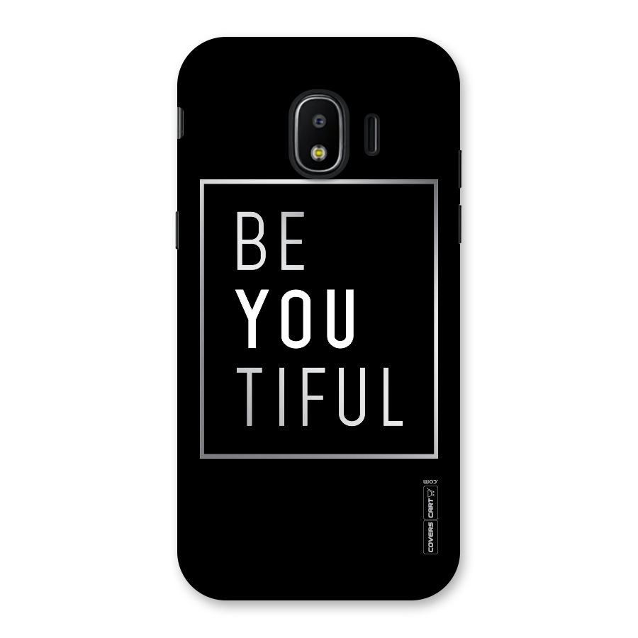Be You Beautiful Back Case for Galaxy J2 Pro 2018