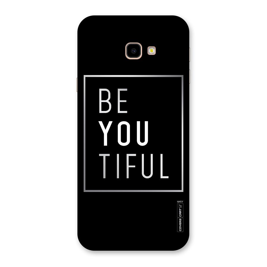 Be You Beautiful Back Case for Galaxy J4 Plus