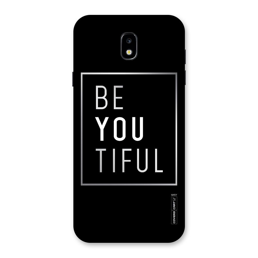 Be You Beautiful Back Case for Galaxy J7 Pro