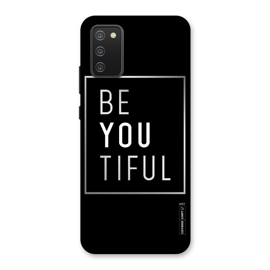 Be You Beautiful Back Case for Galaxy M02s
