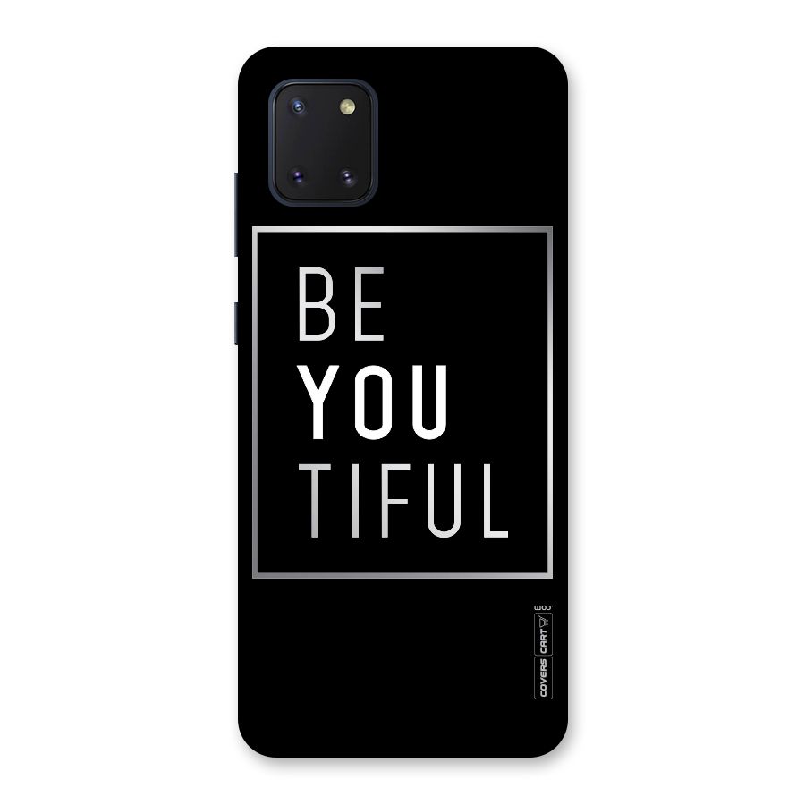 Be You Beautiful Back Case for Galaxy Note 10 Lite
