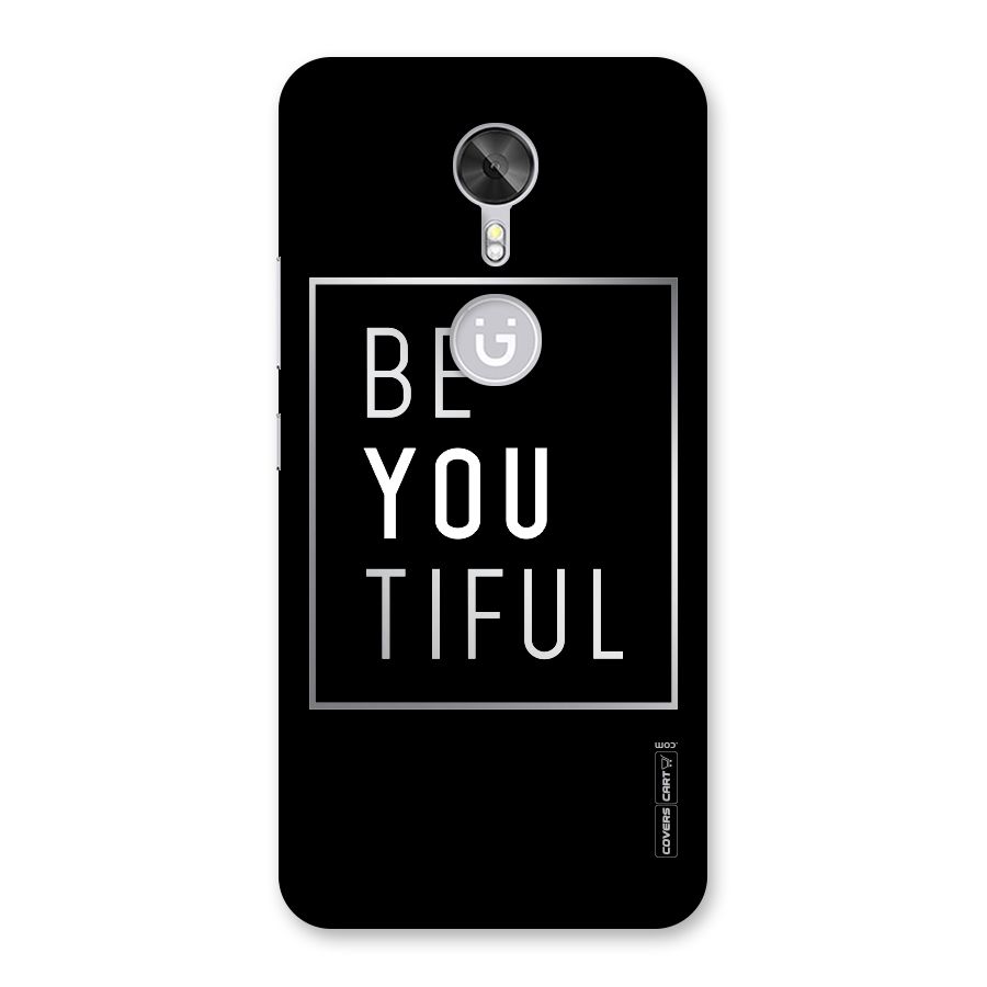 Be You Beautiful Back Case for Gionee A1