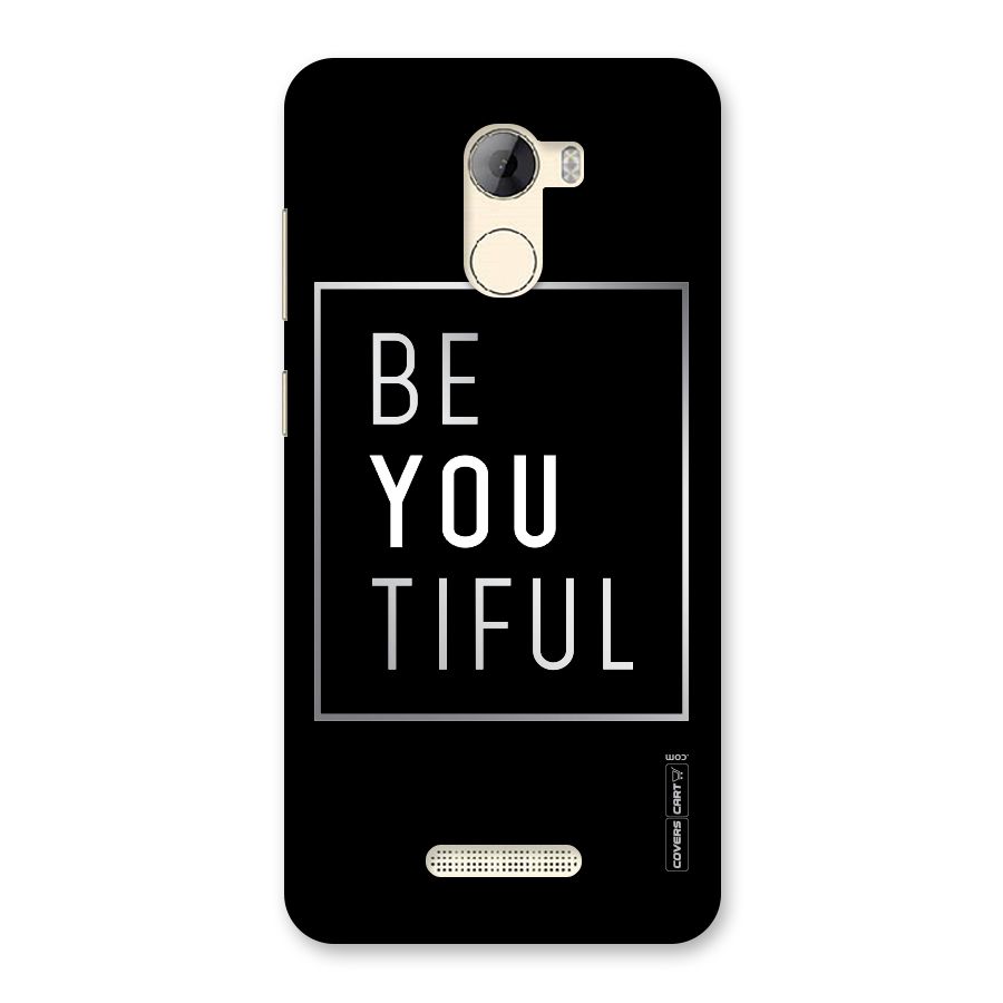 Be You Beautiful Back Case for Gionee A1 LIte