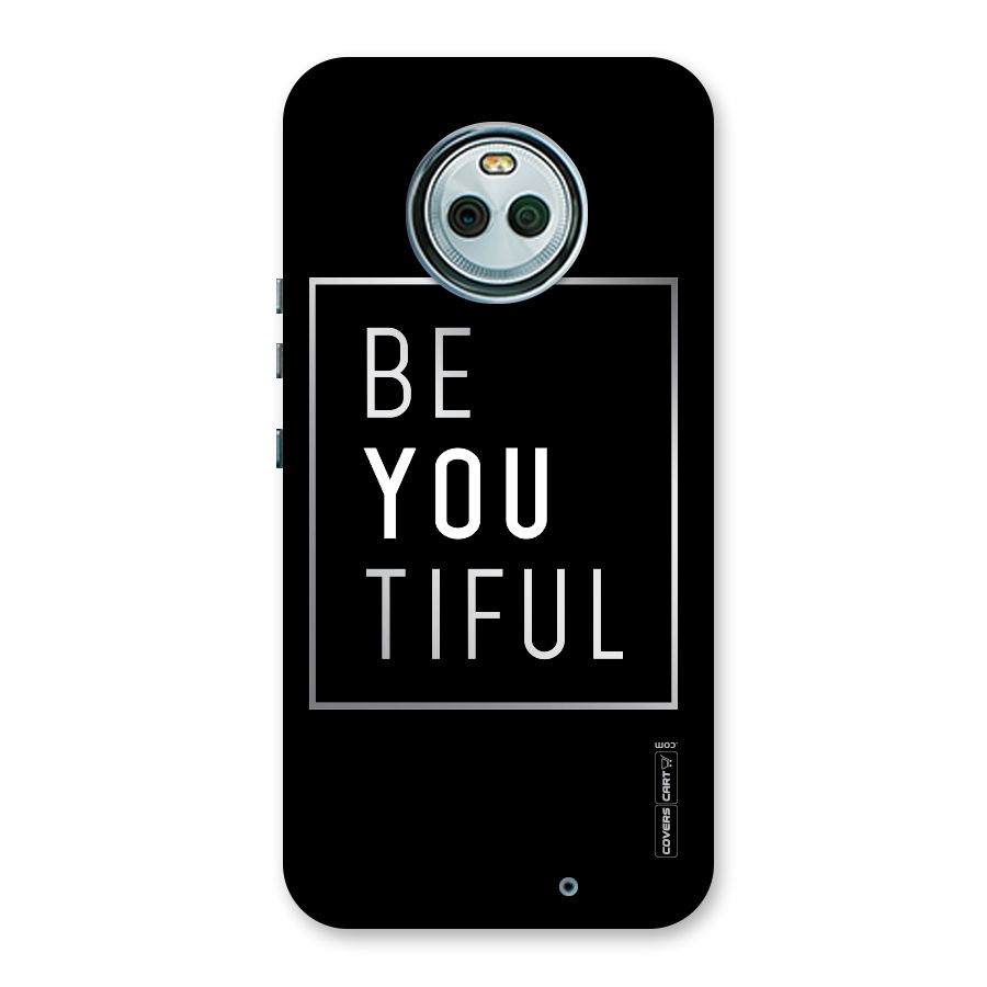 Be You Beautiful Back Case for Moto X4