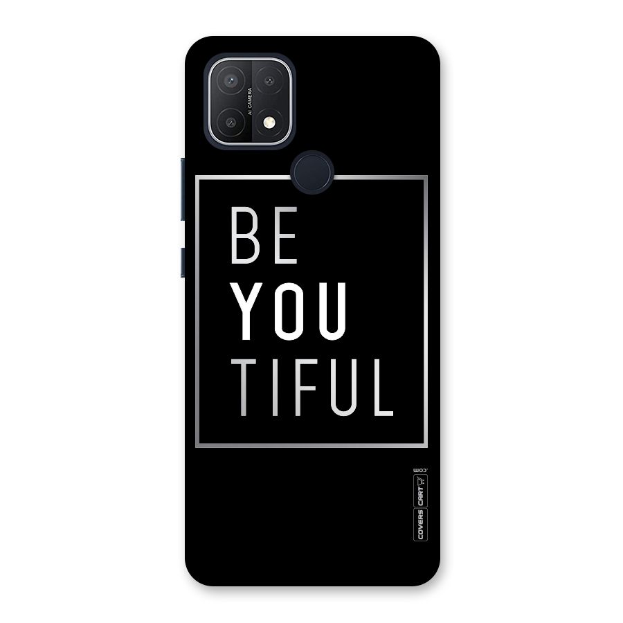 Be You Beautiful Back Case for Oppo A15