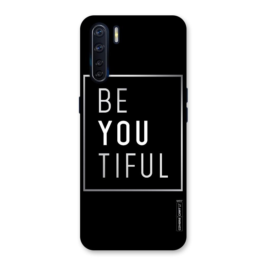 Be You Beautiful Back Case for Oppo F15