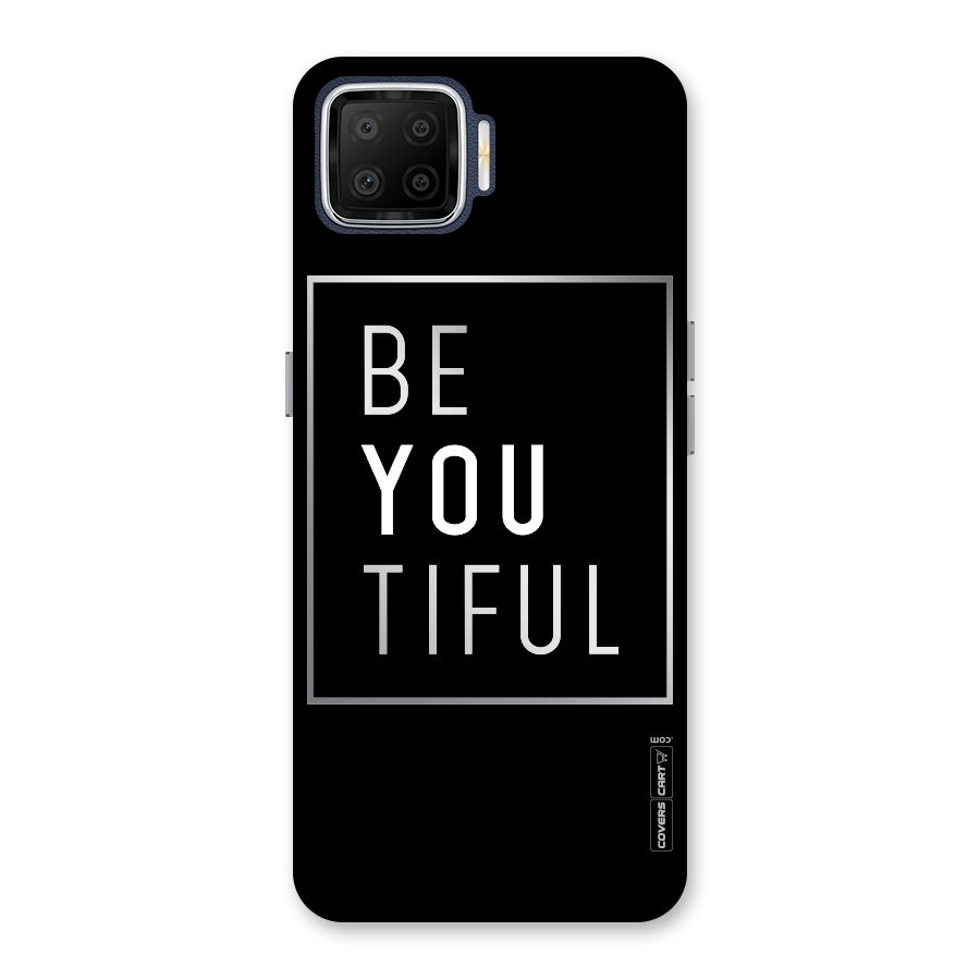 Be You Beautiful Back Case for Oppo F17