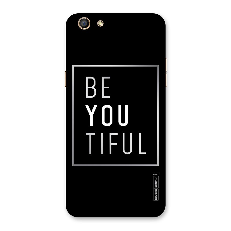 Be You Beautiful Back Case for Oppo F3